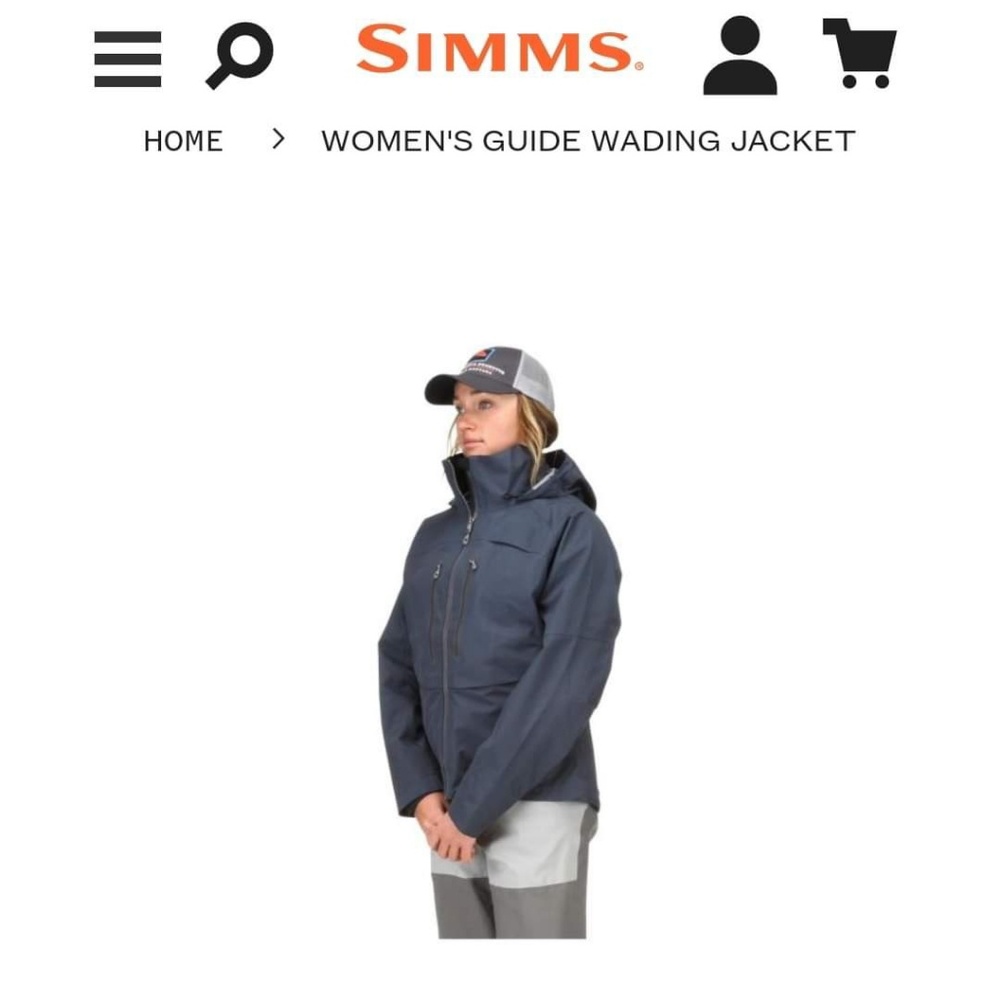 Simms wading jacket ✔✔Make an Offer ✔✔